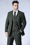 Men Tweed Bespoke Winter Wear Suit Wedding Suit Prom Wear Wool Suit Vintage For Him