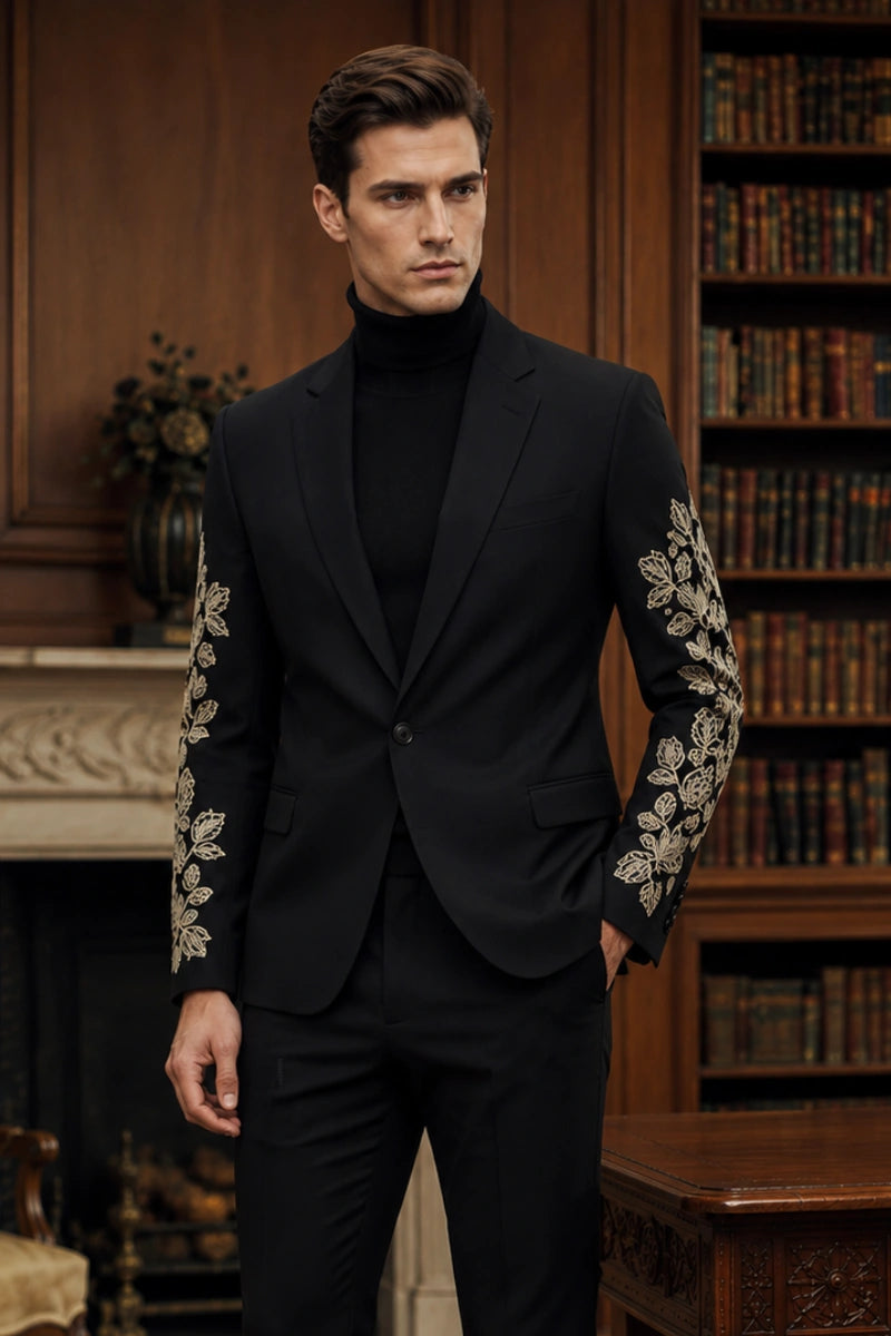 Wedding and Party Wear Formal Designer Coat-Front