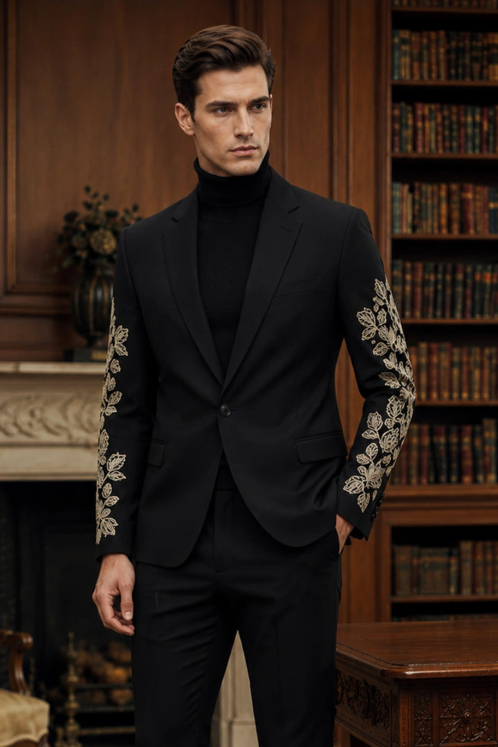 Wedding and Party Wear Formal Designer Coat-Front