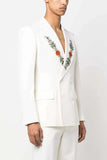 Men Embroidered Suit Wedding Suit White Suits Party Wear Suit DaVanchy