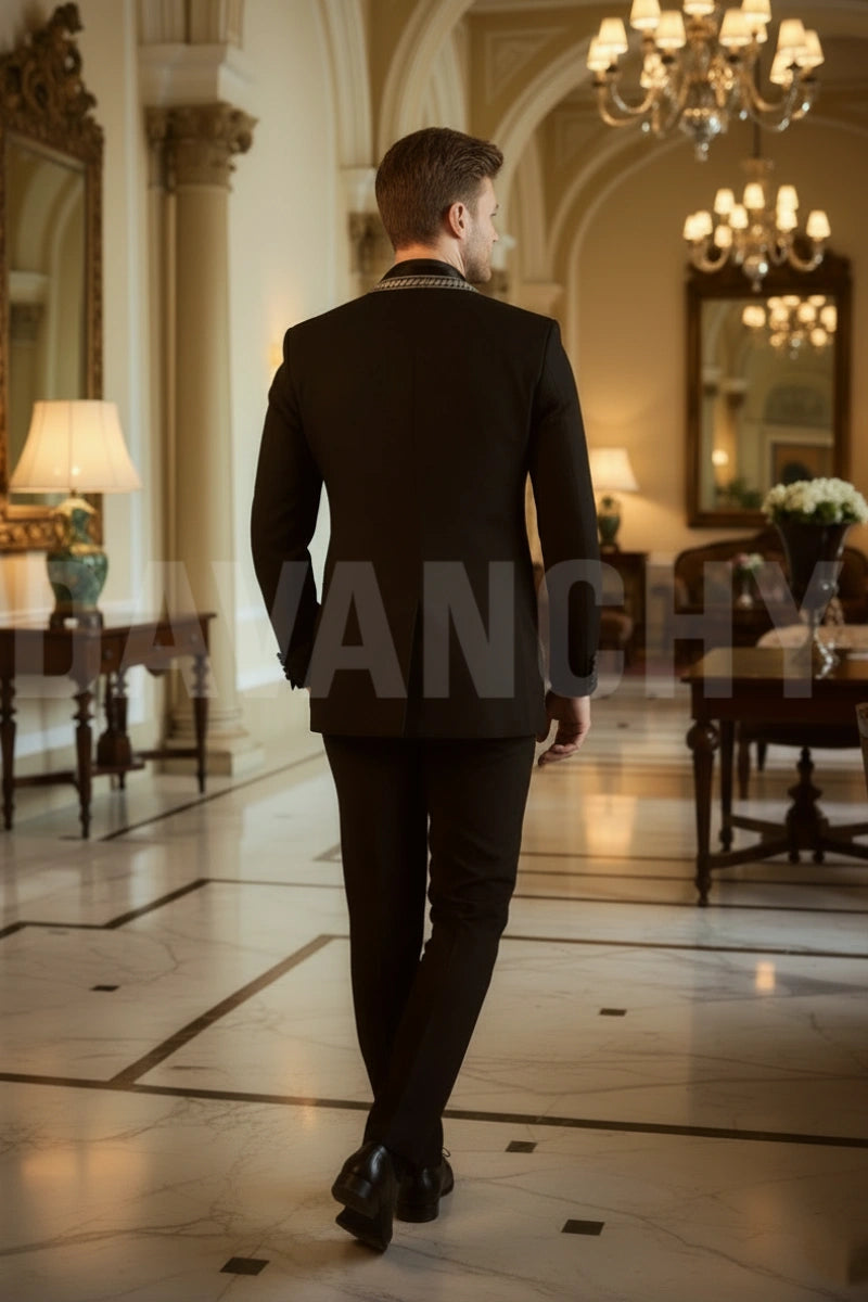 Designer tuxedo Suit for Men-Back