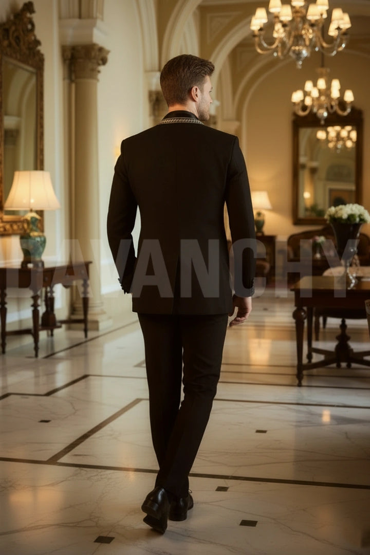 Designer tuxedo Suit for Men-Back