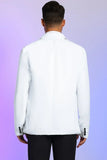 Men Fit Business Blazer Casual Button Coat Embroidery Blazer Davanchy