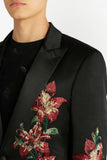 Black Embroidered Suit Wedding Black Suit Designer Black Suits DaVanchy