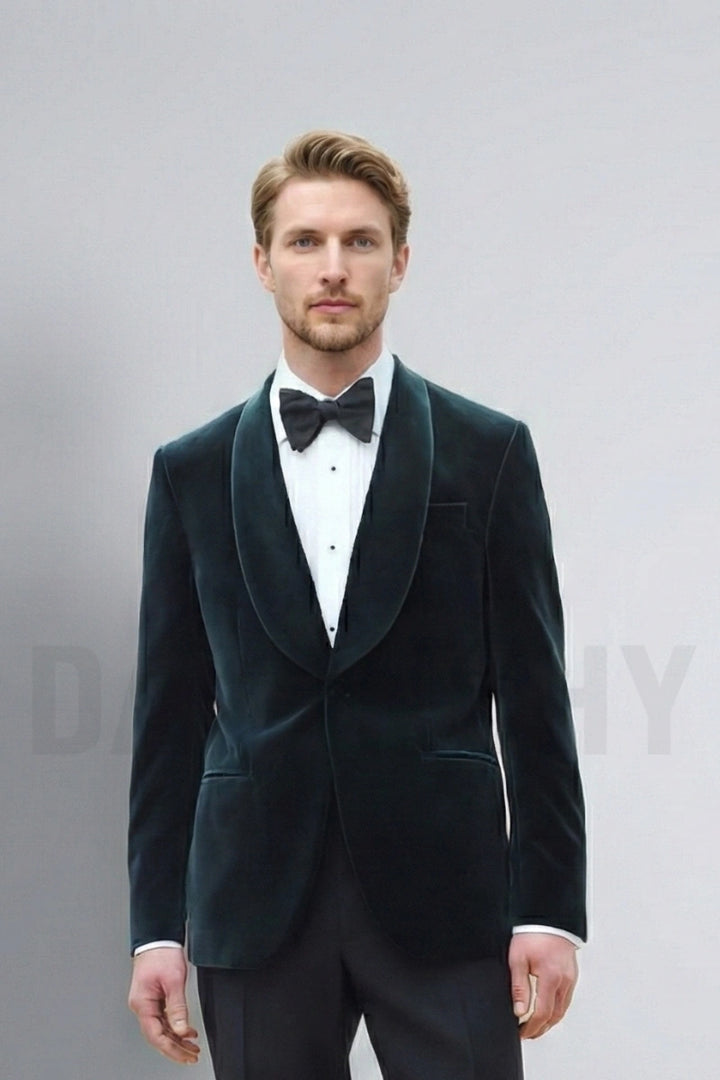 Premium Soft Velvet stylish blazer-Front