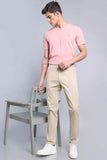 Man Beige Trouser Classic New Formal Pant Wedding Party Wear