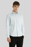 Men Formal Shirt Sky Blue Party Wear Shirt Full Sleeve Shirt DaVanchy