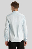 Men Formal Shirt Sky Blue Party Wear Shirt Full Sleeve Shirt DaVanchy