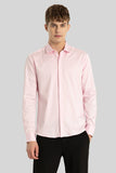 Pink Shirt Formal Shirt Party Wear Office Shirt Full Sleeve DaVanchy