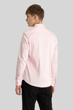 Pink Shirt Formal Shirt Party Wear Office Shirt Full Sleeve DaVanchy