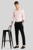 Pink Shirt Formal Shirt Party Wear Office Shirt Full Sleeve DaVanchy