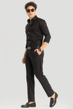 Black Shirt Cotton Shirt Black Formal Shirt Full Sleeve Shirt DaVanchy