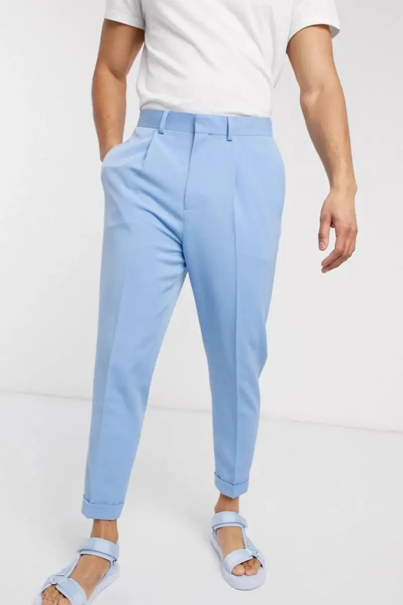 Formal Pant Sky Blue Wedding Pant Wedding Pant Office Pant DaVanchy