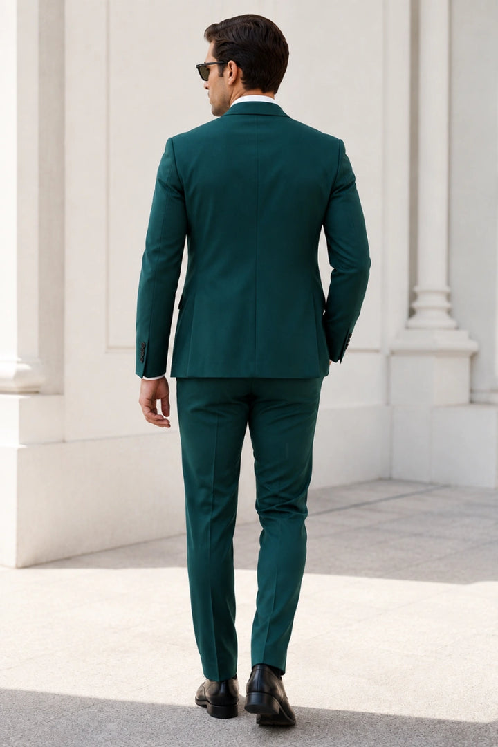 Men Formal Wear Classic Suit-Back