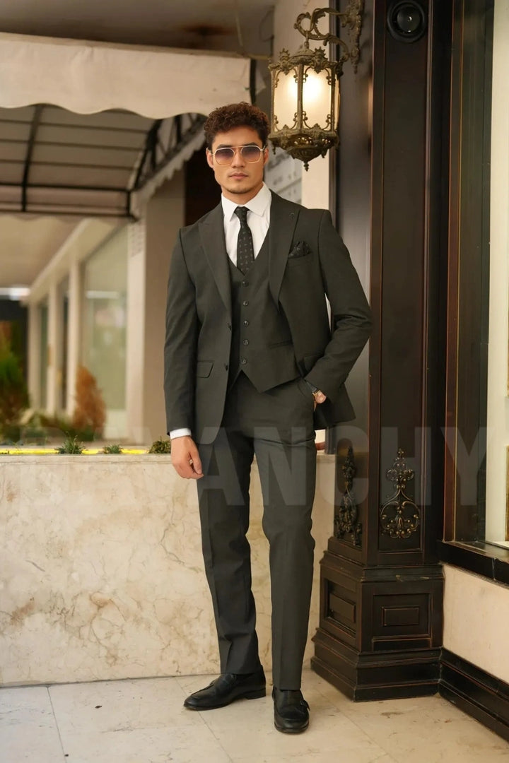 men-trendy-suit-formal-olive-green-suit-bespoke-three-piece-suit