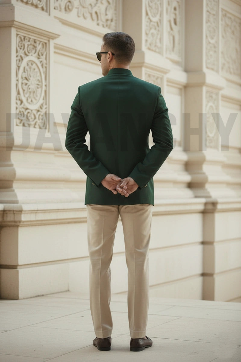 Bandhgala suit for men-Back