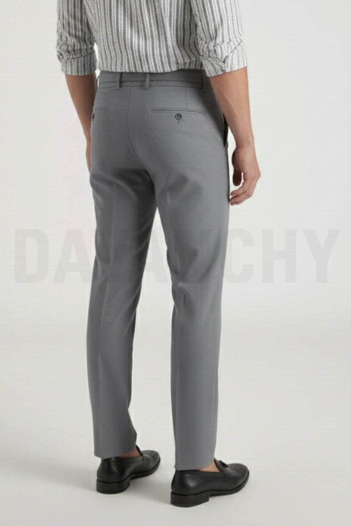 Adjustable Waistband Gurkha Pants for Men-Back