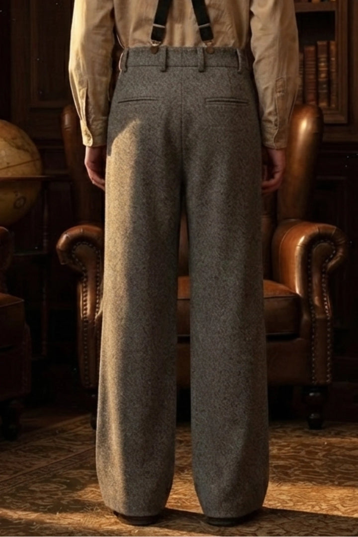 Grey Pant For Men Back