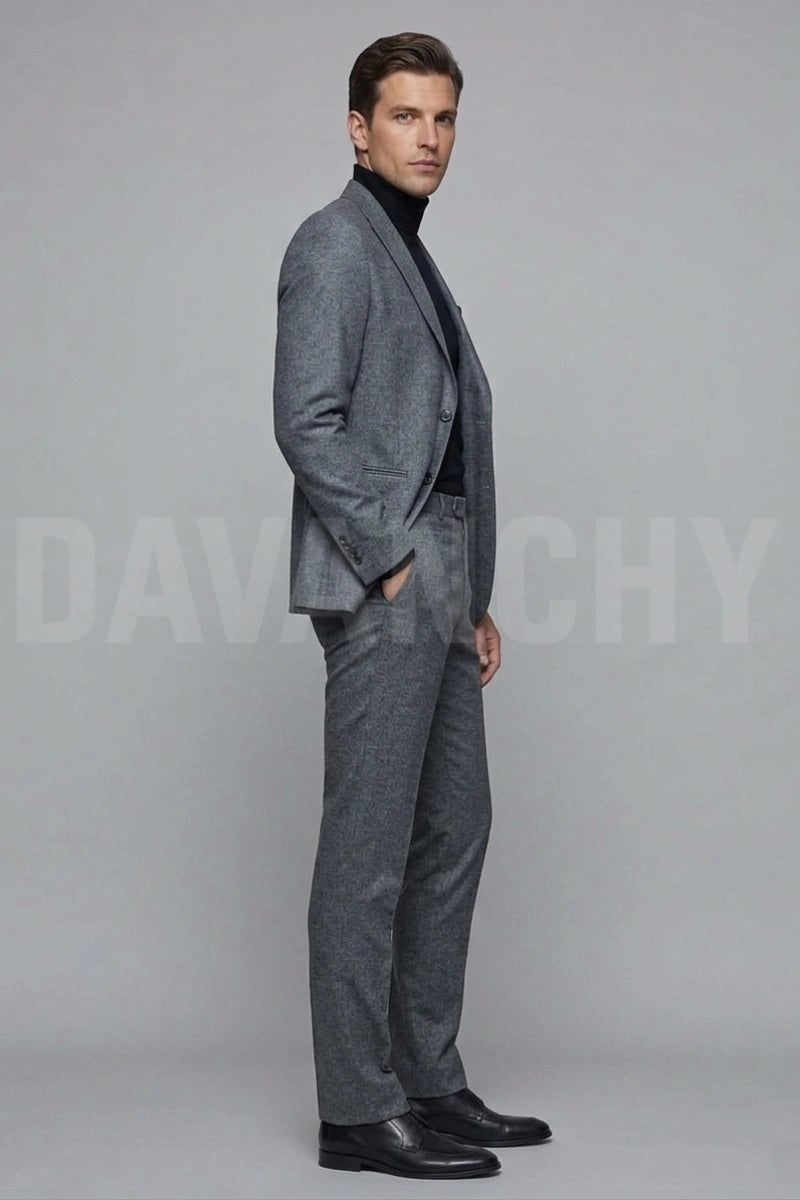 Regular fit suit men-Side
