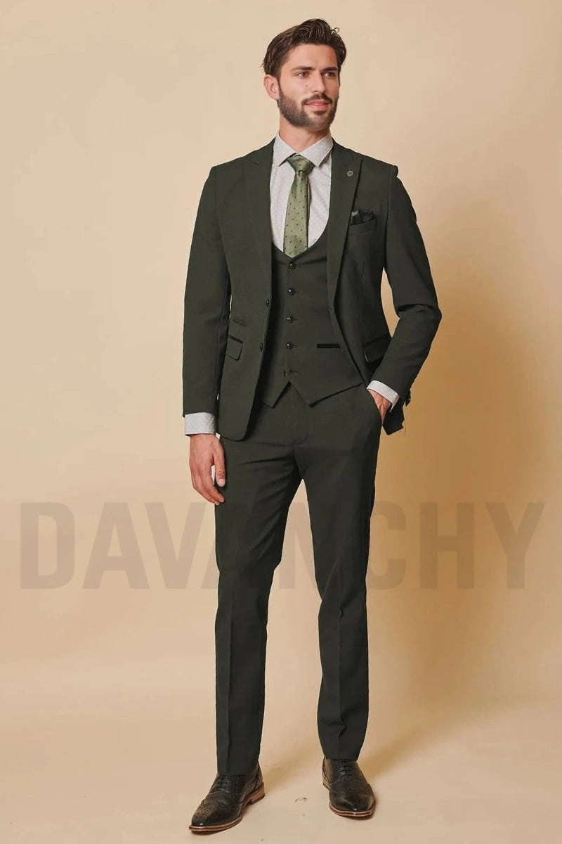 men-three-piece-suit-formal-hunter-green-suit-bespoke-wedding-suit