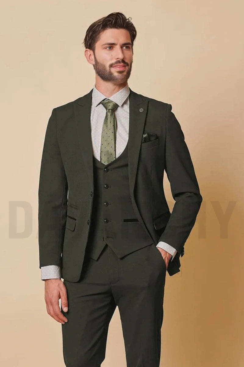 men-three-piece-suit-formal-hunter-green-suit-bespoke-wedding-suit