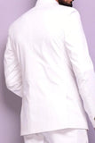 Men Jodhpuri Blazer White Jacket Maharaja Style Blazer DaVanchy