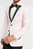 Men Tuxedo Pink Suit Pink Suit For Pink Elegant Wedding Suit DaVanchy