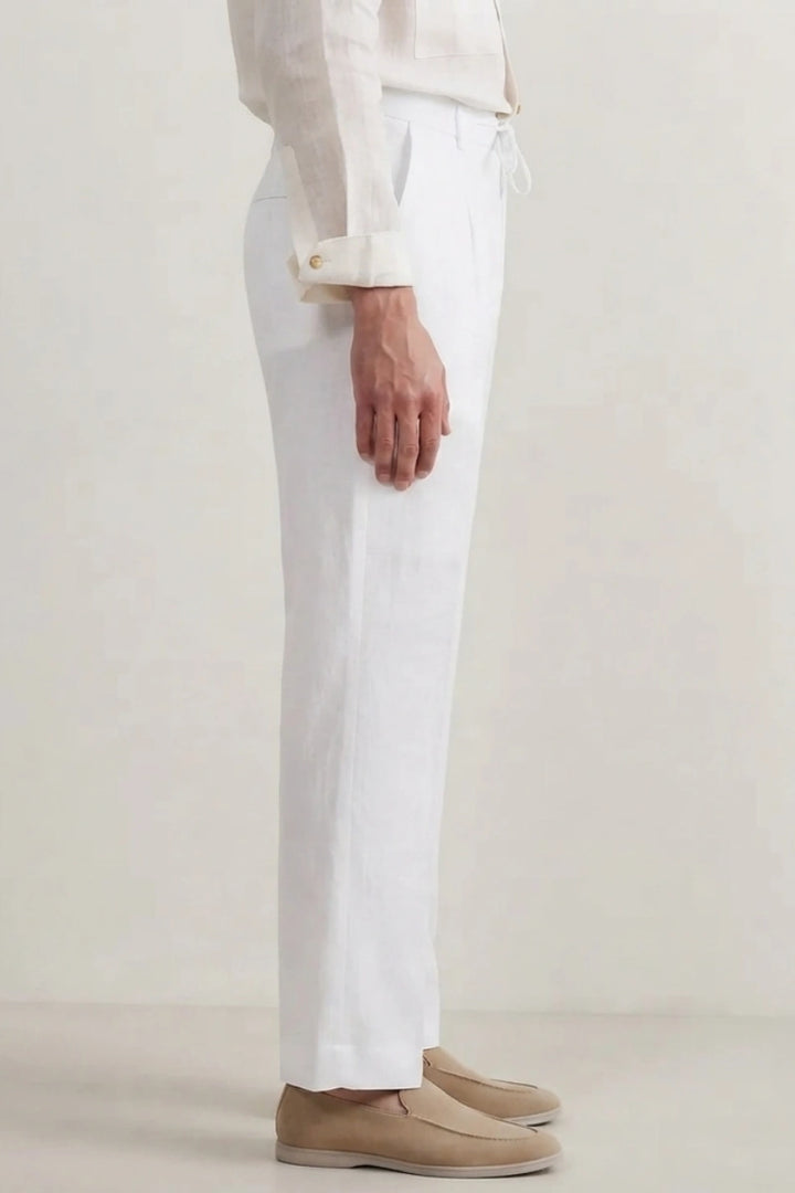 Linen Resort Wear Pant for Men (Side)  
