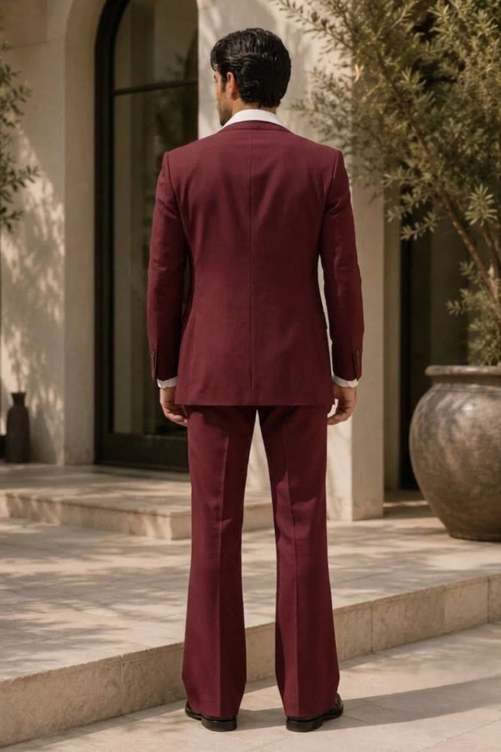 Groomsmen Classic Wedding Wear Suit – Back
