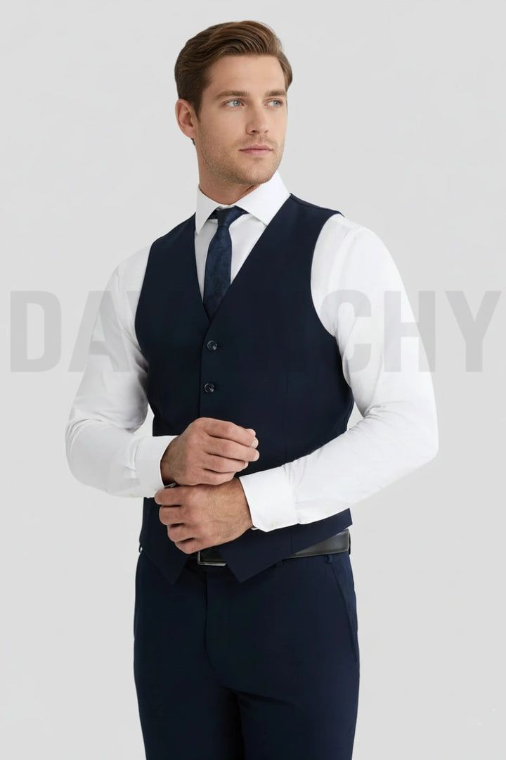 Formal Wedding and Office Wear Premium Waistcoat-Front
