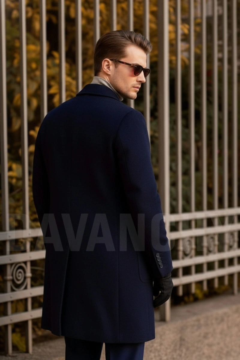 Men Classic Winter Wear Coat-Back