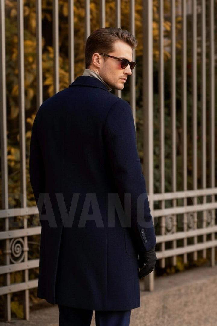 Men Classic Winter Wear Coat-Back