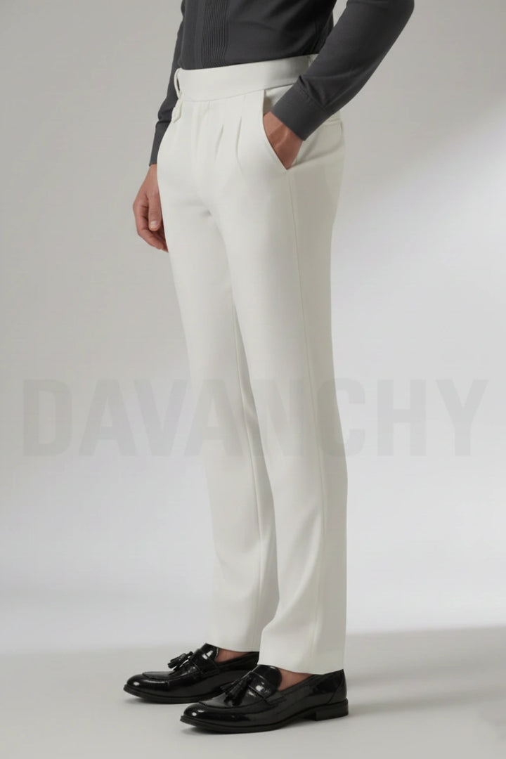 Tailored Gurkha Pant with Side Buckle-Side