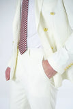 Men Off White Suit Wedding Suit Party Wear Double Breasted DaVanchy 