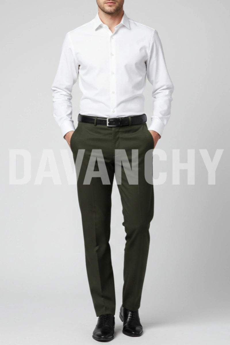Men Office and Formal Wedding Wear Premium Trouser-Front