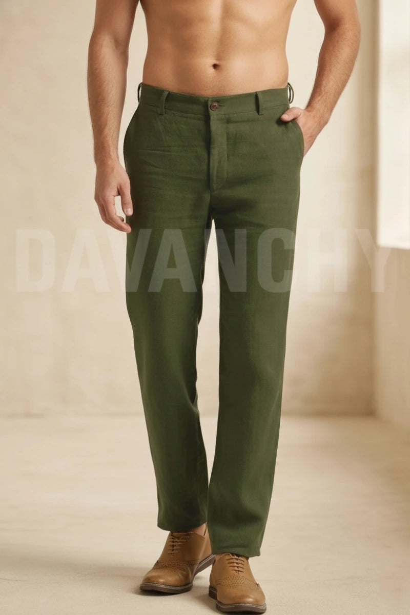Office and Business Wear Classic Trouser-Front