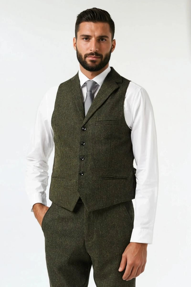 Formal Tweed Suit-Front