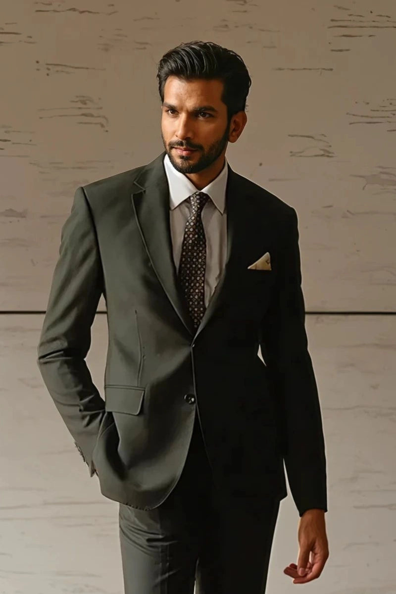 men-olive-green-formal-two-piece-suit-perfect-trendy-business-attire