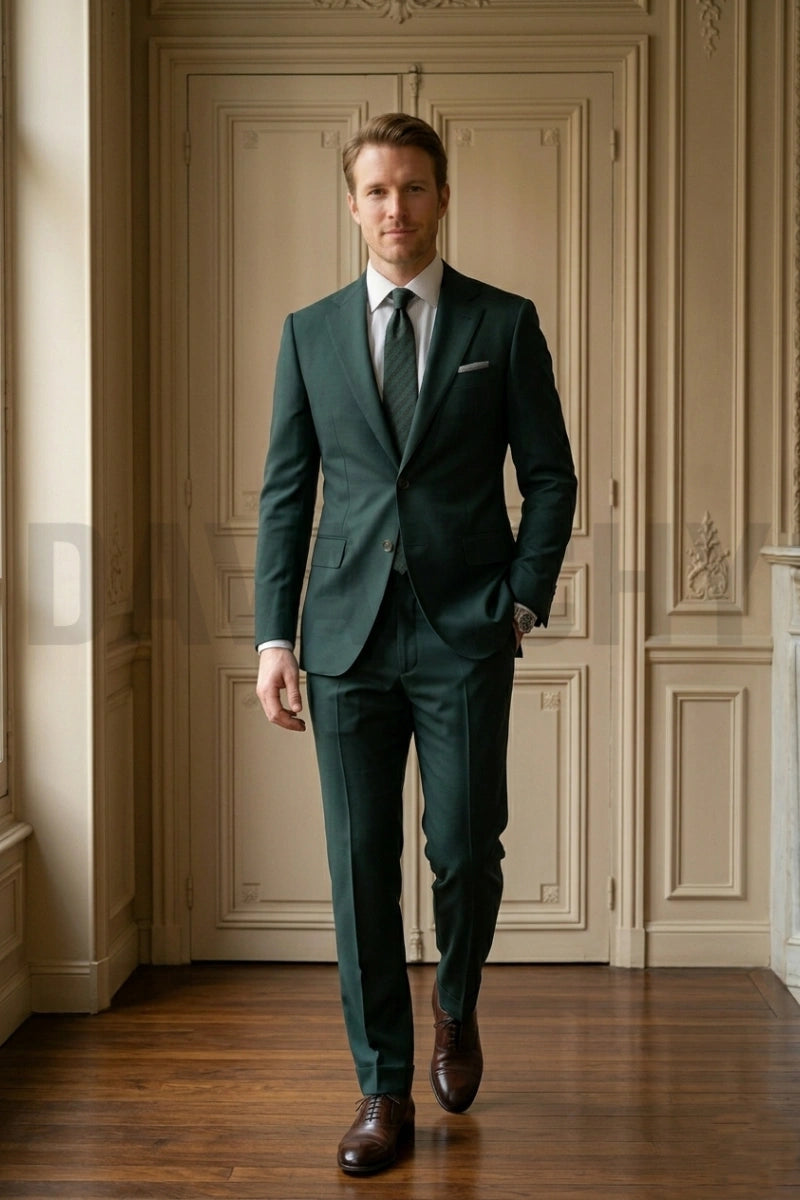 Men Two Piece Formal Suit-Front