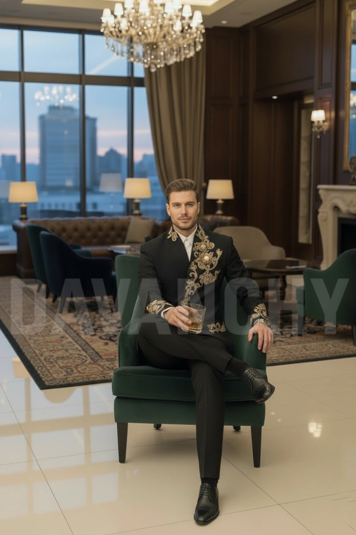 Premium men’s cocktail suit-Front