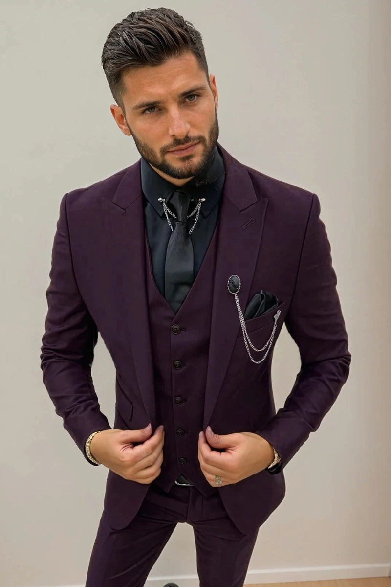 men-trendy-outfit-stylish-purple-suit-groom-wedding-suit