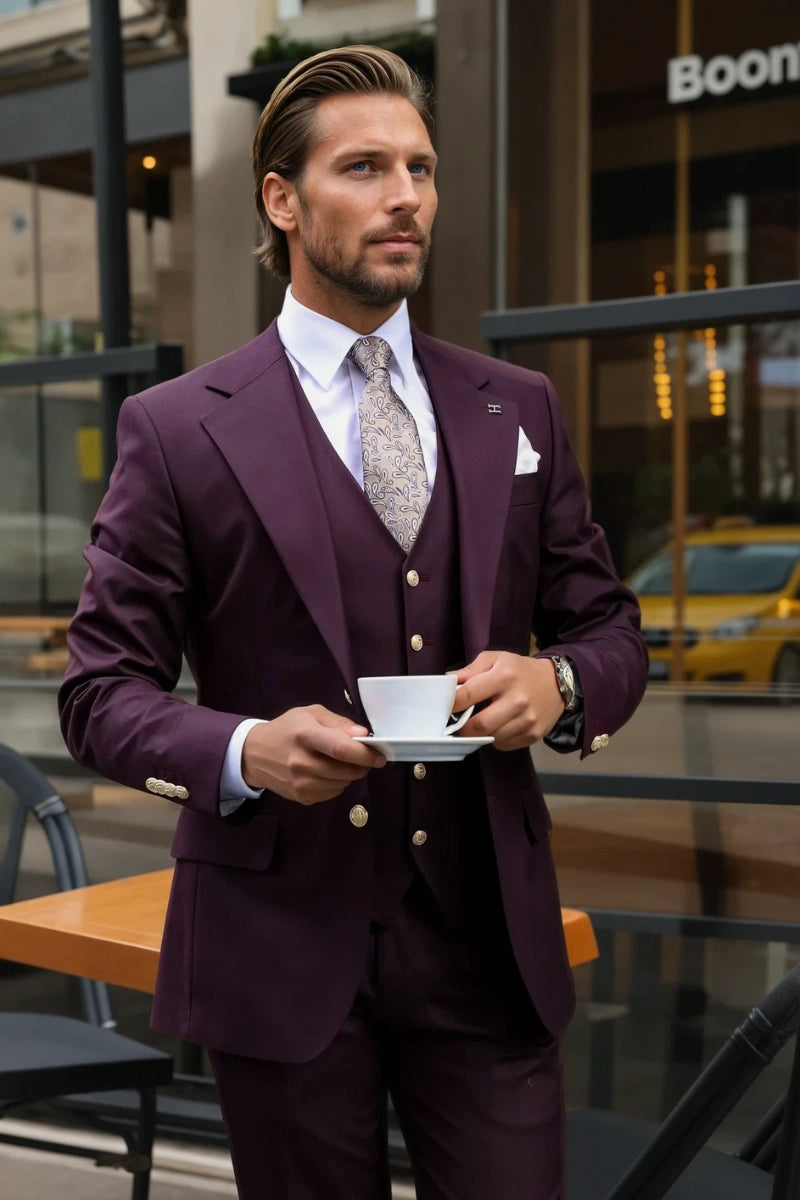 Men’s three piece suit-Side