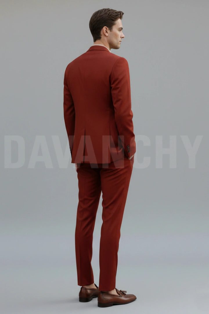 Men two piece suit-Back