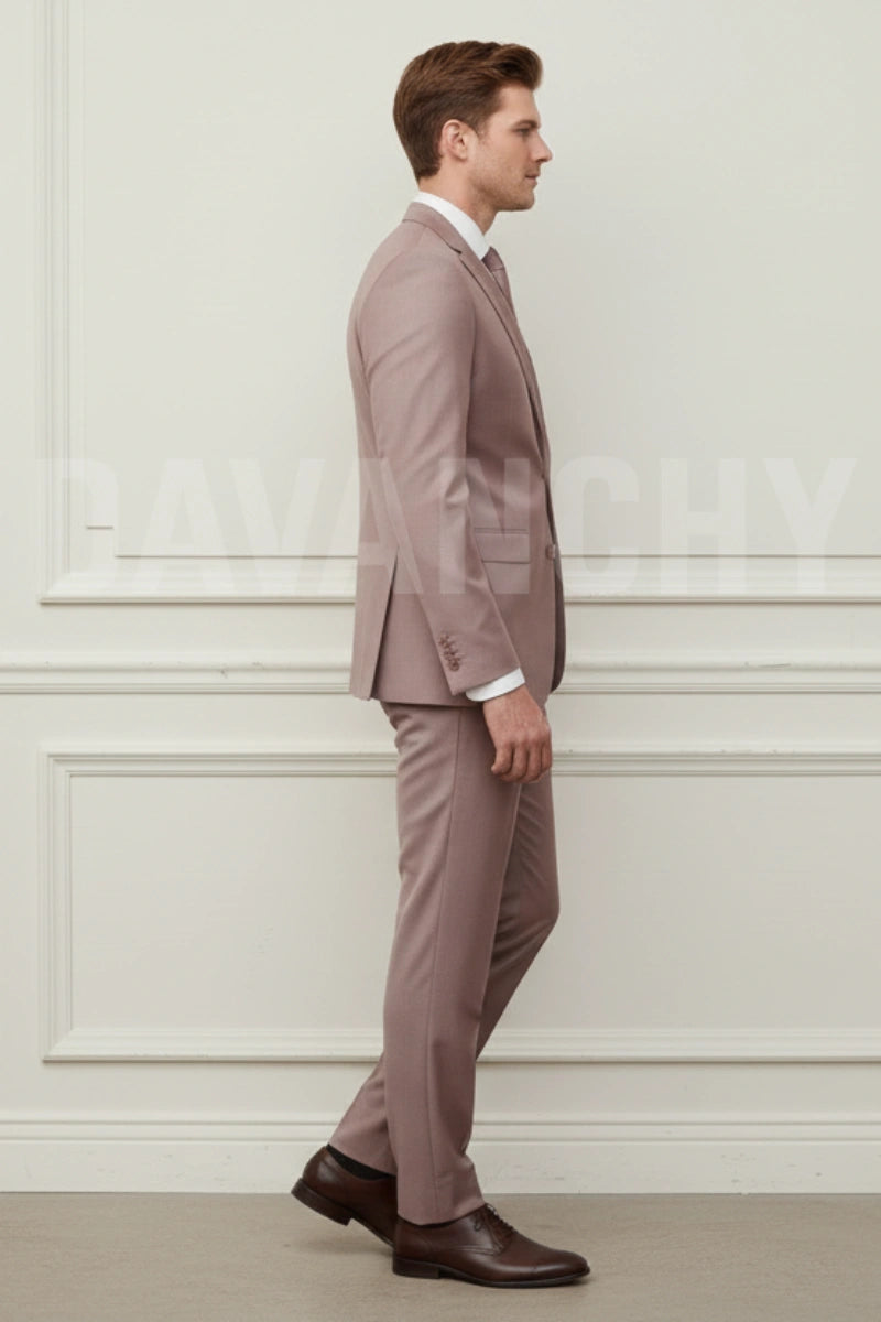 Men Wedding and Formal Events Wear Two Piece Suit-Side