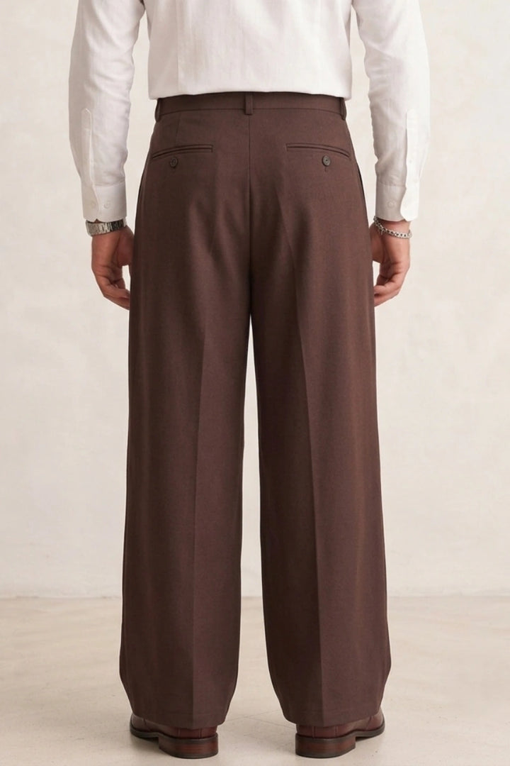 Loose Fit Dress Pant for Men (Back)  