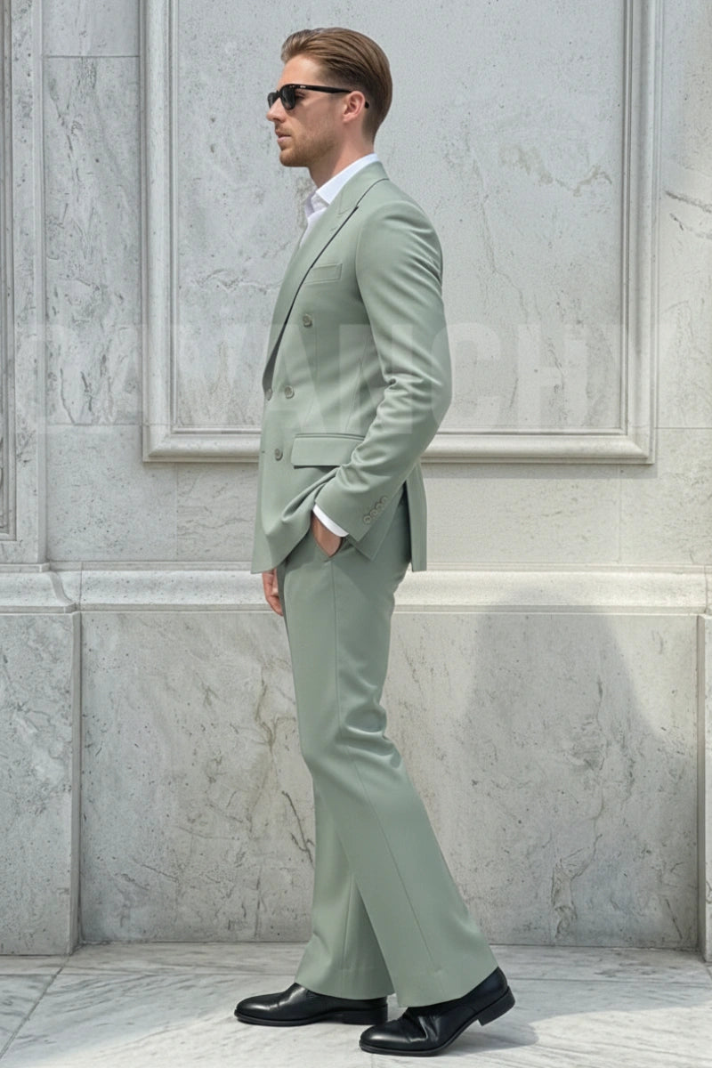 Designer inspired tailored suit for men-Side