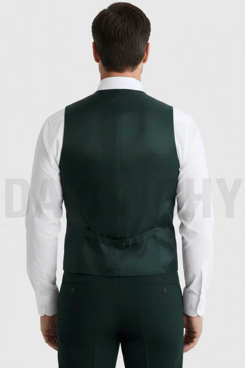 Premium Formal Waistcoat for Men-Back