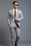 Grey Suits Dinner Suit Grey Wedding Suits Grey Two Piece Wear DaVanchy 