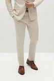 Men Waist Coat Set Beige Groomsmen Wear Classic Outfit Him DaVanchy