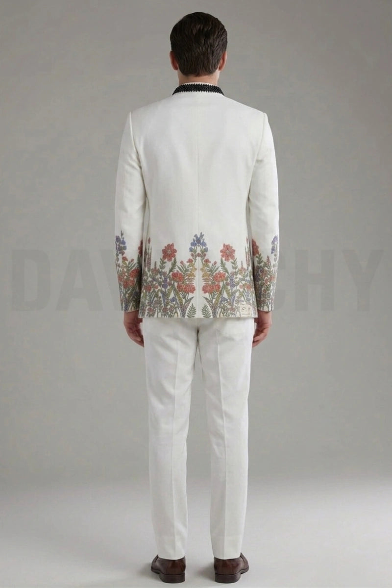 White indian wedding suit men-Back